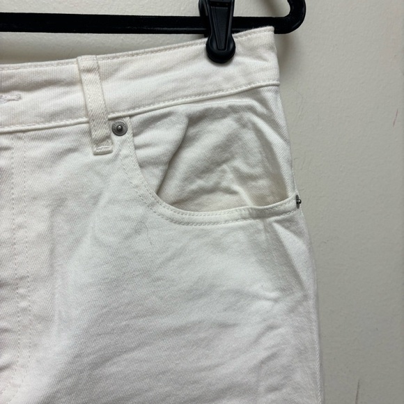 Everlane The Curvy Cheeky Jean In Bone White Crop - Picture 4 of 14